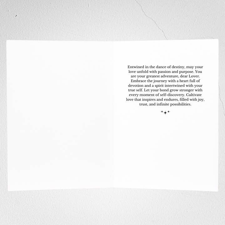 Arcane Wishes - Wholesale Love Card - The Lovers Greeting Card2