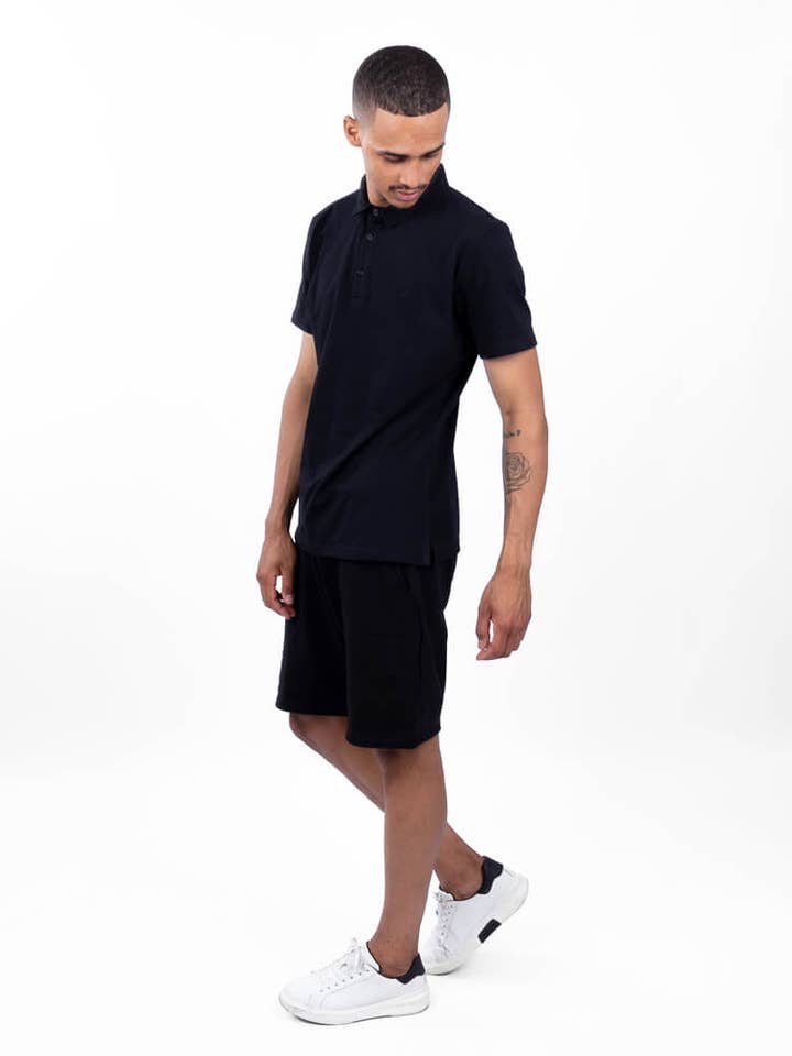 StockNow Unipessoal - Wholesale Polo - Men's - Polo Basic Black1