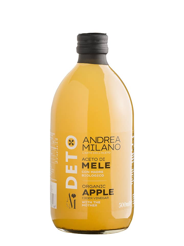 Organic Apple Cider Vinegar Unfiltered with the mother for wholesale by Andrea Milano