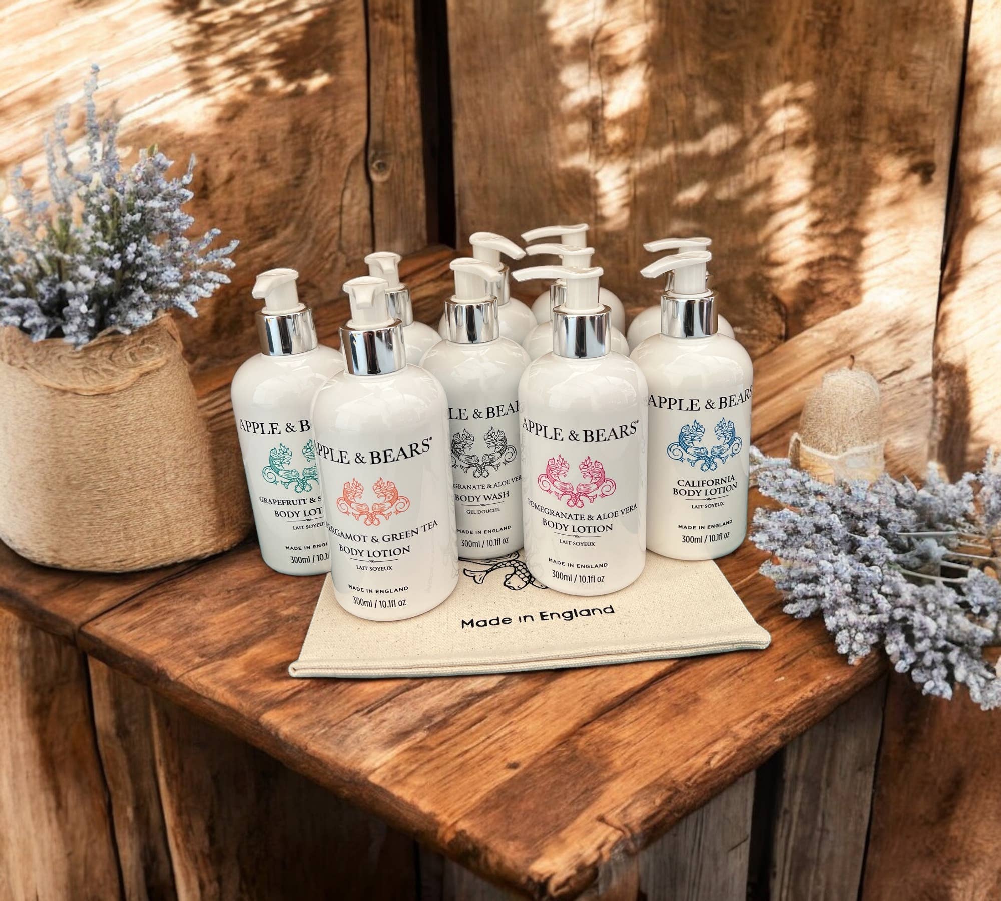 APPLE & BEARS – Großhandel Bade- & Körperpflege-Set – Luxus-Geschenkset mit Grapefruit und Meeresalgen10