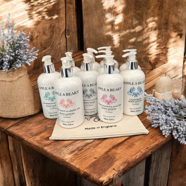 APPLE & BEARS – Großhandel Bade- & Körperpflege-Set – Luxus-Geschenkset mit Grapefruit und Meeresalgen10