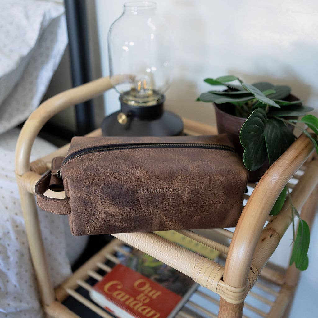 Steel & Clover - Wholesale Toiletry Bag - Men's - Reno Dopp Kit6