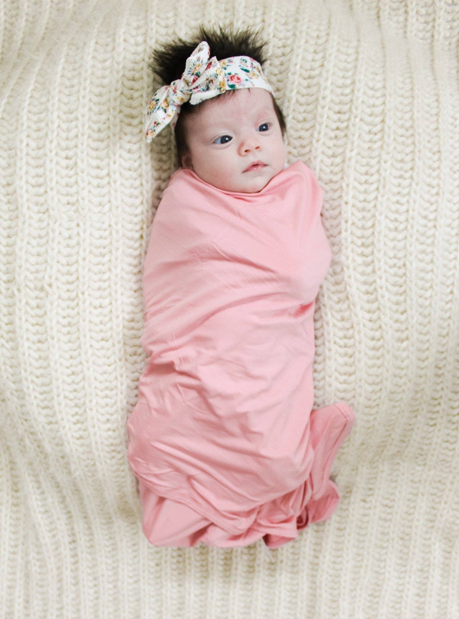 NODNAL Co. – wholesale Swaddle – Baby – Bamboo Swaddle Blanket in Rainbow7