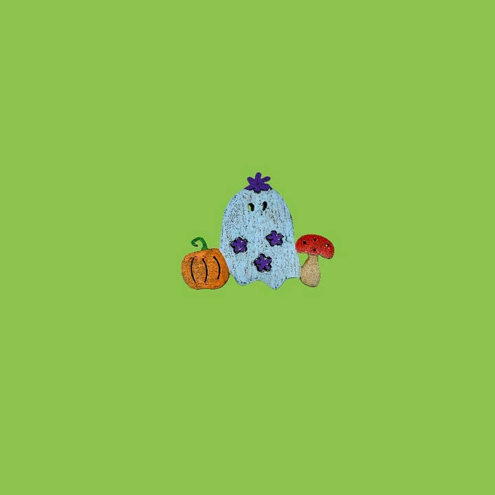 Whimsies – Großhandel Magnete – Halloween-Magnet, Geisterdekorationen, Kürbis, Pilz, USA