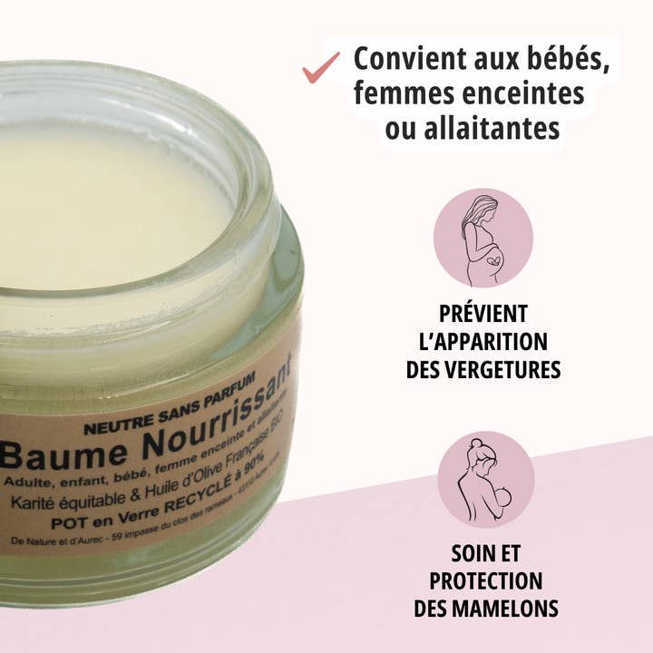 De NATURE ET D'AUREC - Wholesale Nursing Salve - Maternity - Nourishing Balm - Breastfeeding - 50 ml1