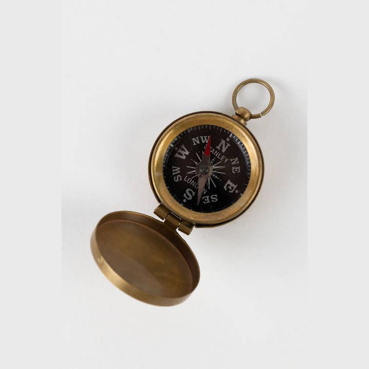 Ten Thousand Villages - Wholesale Navigational Compass - Brass Pocket Compass