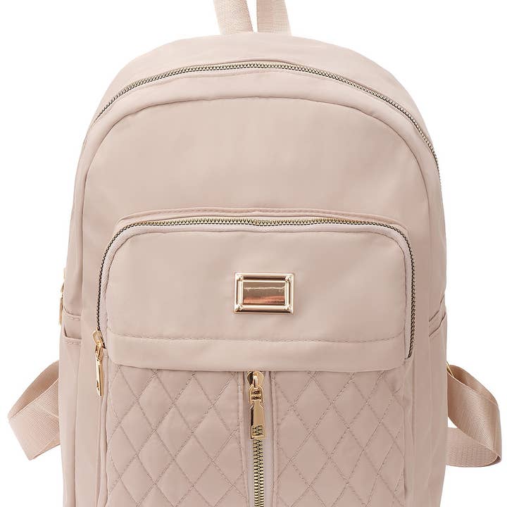 R-I6.2 BAG1118-001-4 PU Ryggsäck 33x30cm Brun för wholesale av Menga Trading