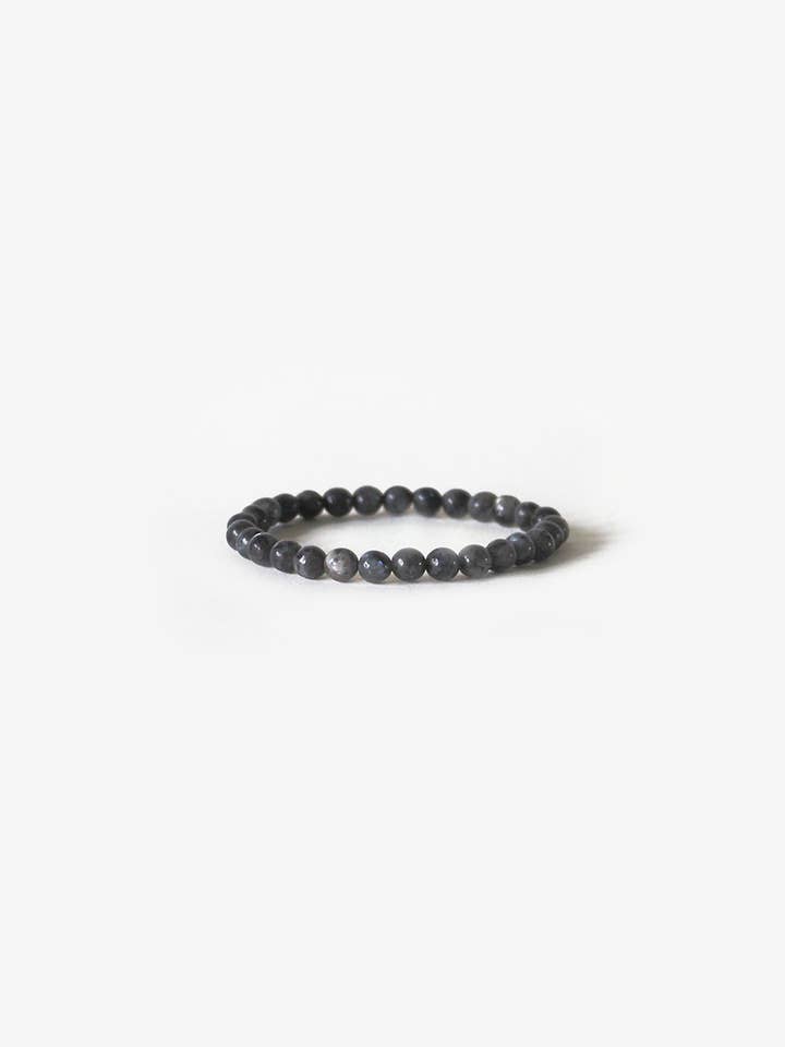 Bracelet Terre - Larvikite Gris pour la vente par BRANCO