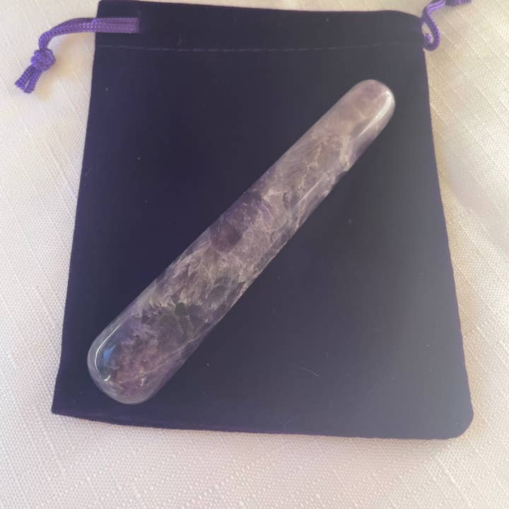 Eco Period - Wholesale Meditation supplies - Love Stone Yoni Egg & Wand Set - Amethyst4
