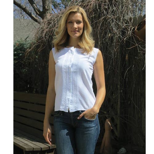 Light Weight Sleeveless Blouse for wholesale by Inter-American Trading Inc.