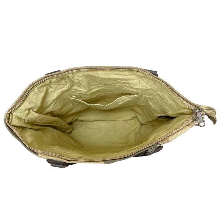 Vintage Addiction - Wholesale Tote Bag - Women's - Recycled Tent Tote with Patchwork3