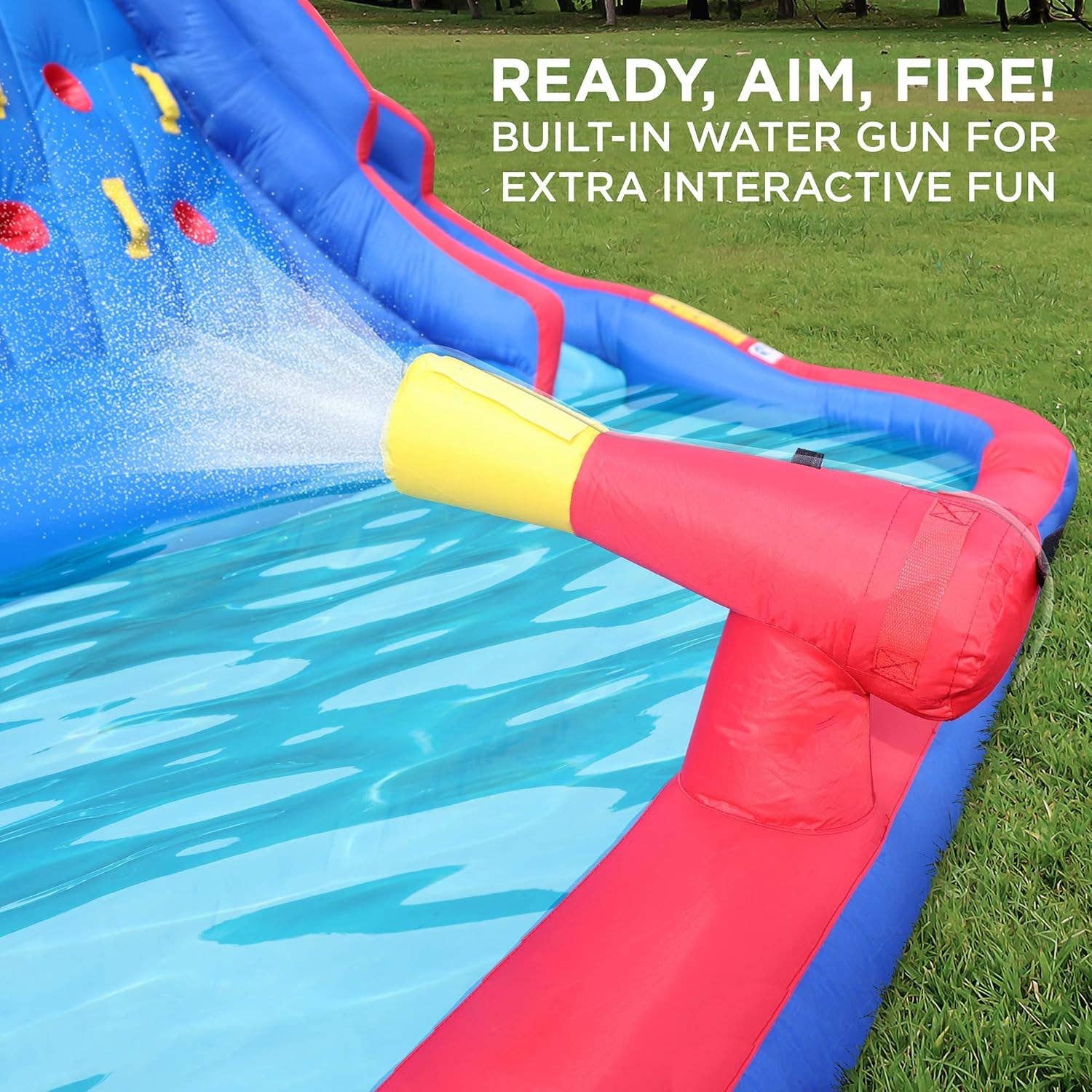 Sunny and Fun - Wholesale Inflatables - Ultra Climber Inflatable Water Slide Park with Climbing Wall5