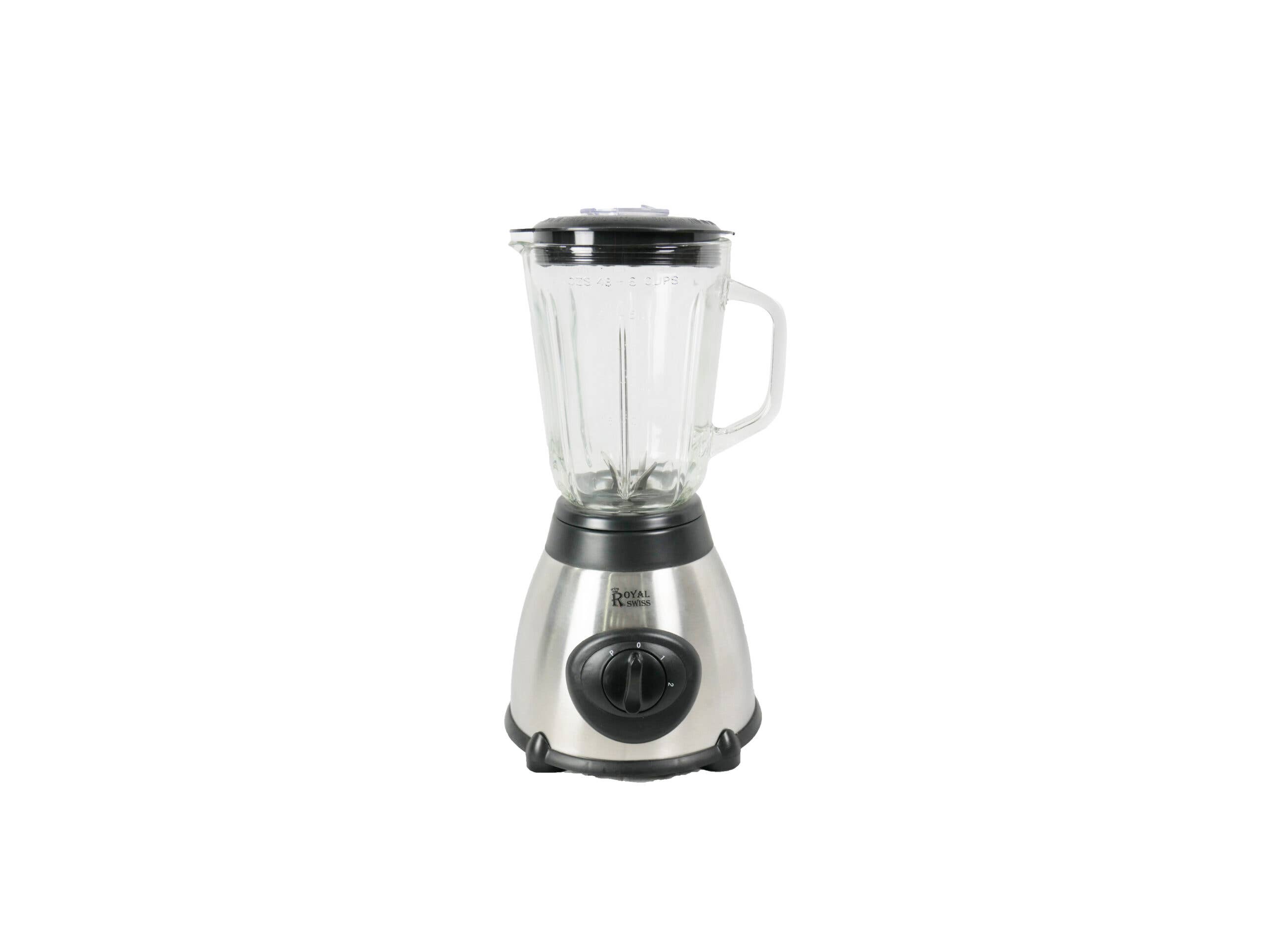 Royal Swiss - Wholesale Blender - Mixer, Glass + Stainless Steel Blender - 1000 Watt2
