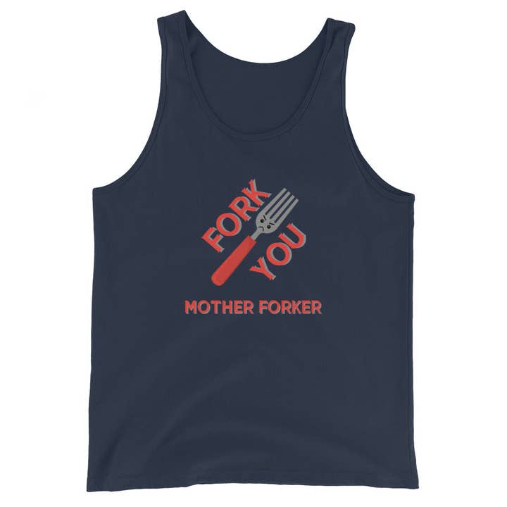Fork You Mother Forker Tank Top for wholesale by All of the Random Stuff