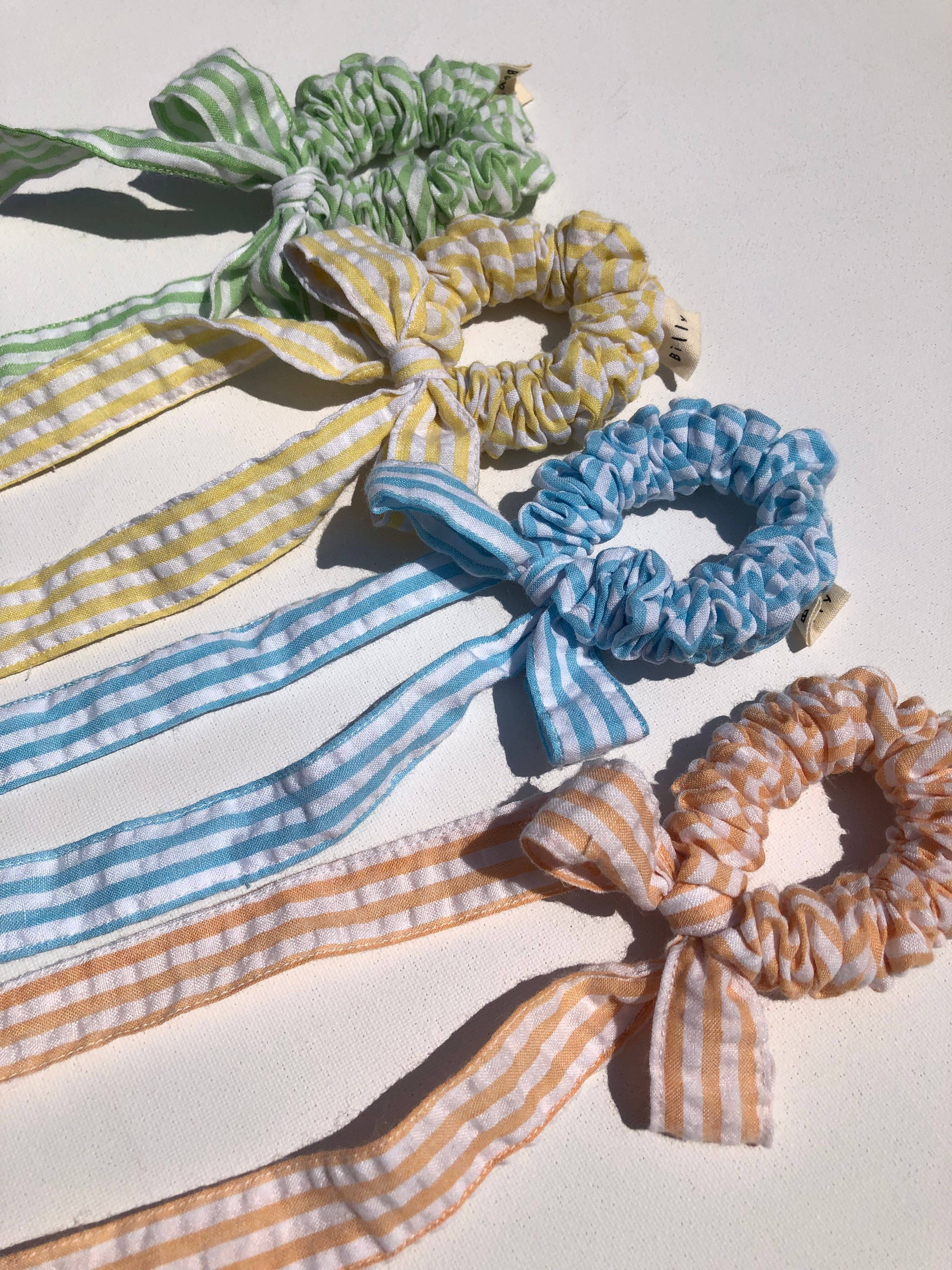 Billy Bamboo - Wholesale Scrunchie - Women's - STRIPE BOW SCRUNCHIES8