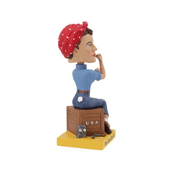 Royal Bobbles - Wholesale Decorative Figurine - Royal Bobbles Rosie the Riveter Collectible Bobblehead3