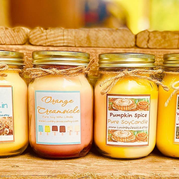 Aanpasbare sojawas smelt voor speciale gelegenheden voor wholesale door LuvinbyJessica.etsy.com