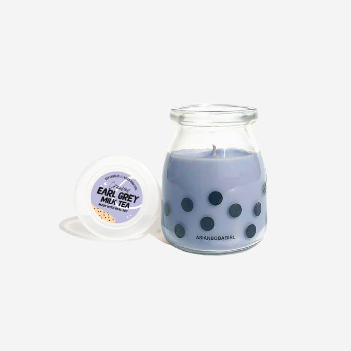 Earl Grey Boba Candle for engroshandel hos Asian Boba Girl