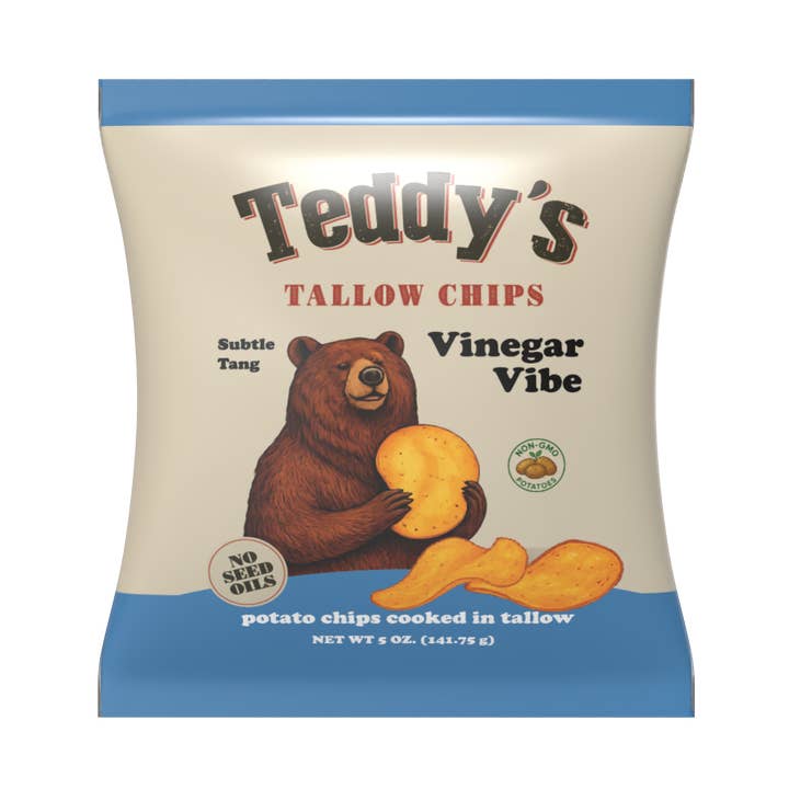 Vinegar Vibe for wholesale by Teddy’s Tallow Chips