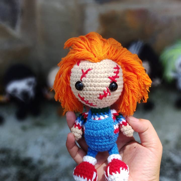 Anh2 LTD – wholesale Stuffed/plush toy – Kids & baby – Crochet Halloween Doll, Amigurumi Doll,Crochet Jason, Freddy6