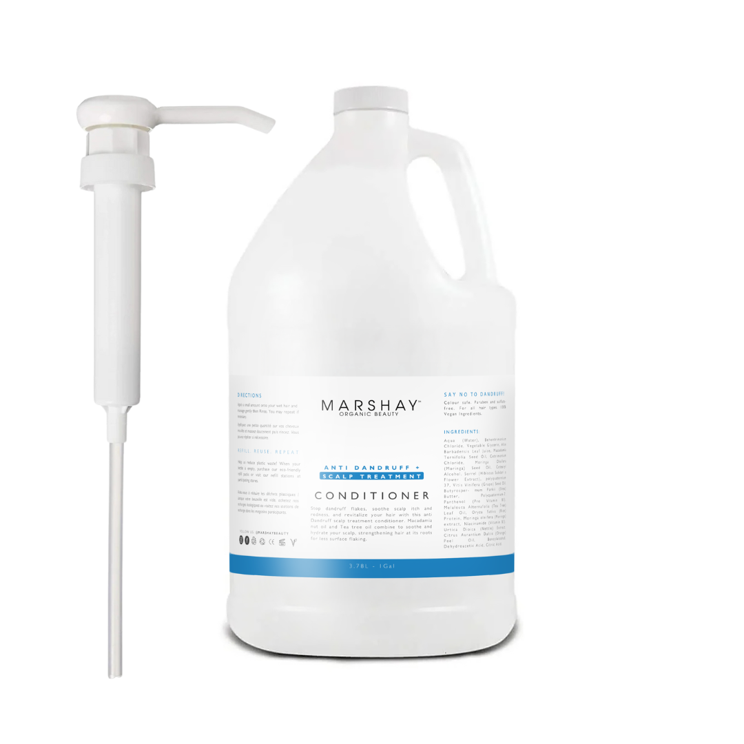 Marshay Organic Beauty - Vendita all'ingrosso Balsamo per capelli - Balsamo Trattamento Antiforfora + Cuoio Capelluto Ricarica Sfusa2