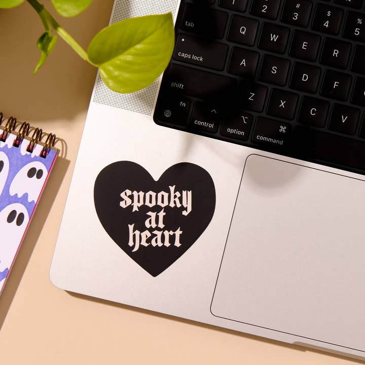 And Here We Are - Wholesale Sticker - Spooky At Heart Vinyl Sticker - Made in USA1