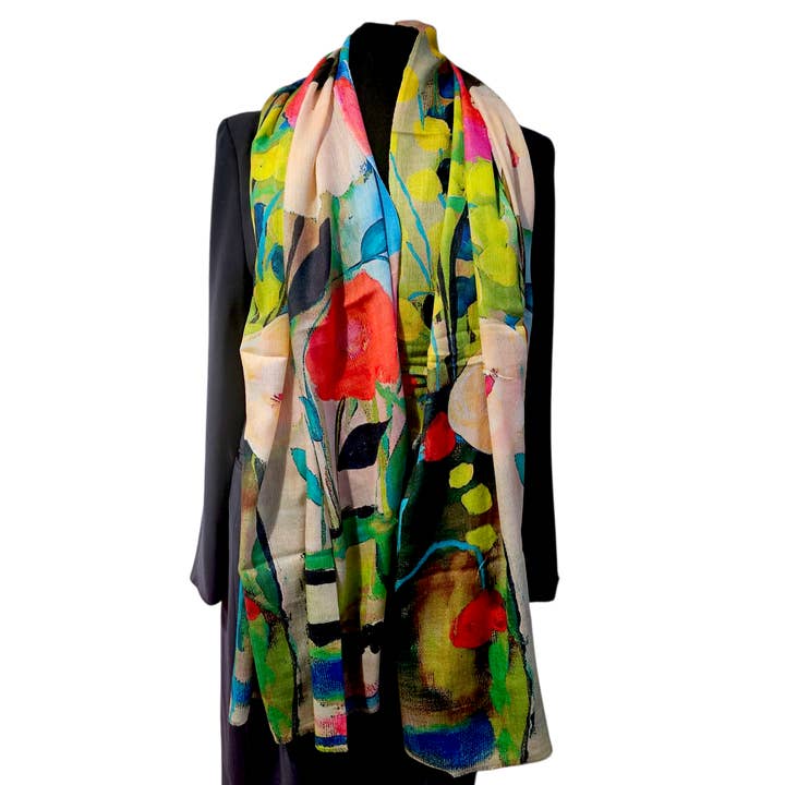 Happy Lona - Wholesale Scarf - Women's - Botanic Blush10