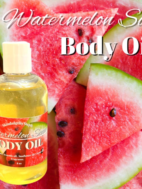 Watermeloen Suga Lichaamsolie voor wholesale door SkindulgebySteph