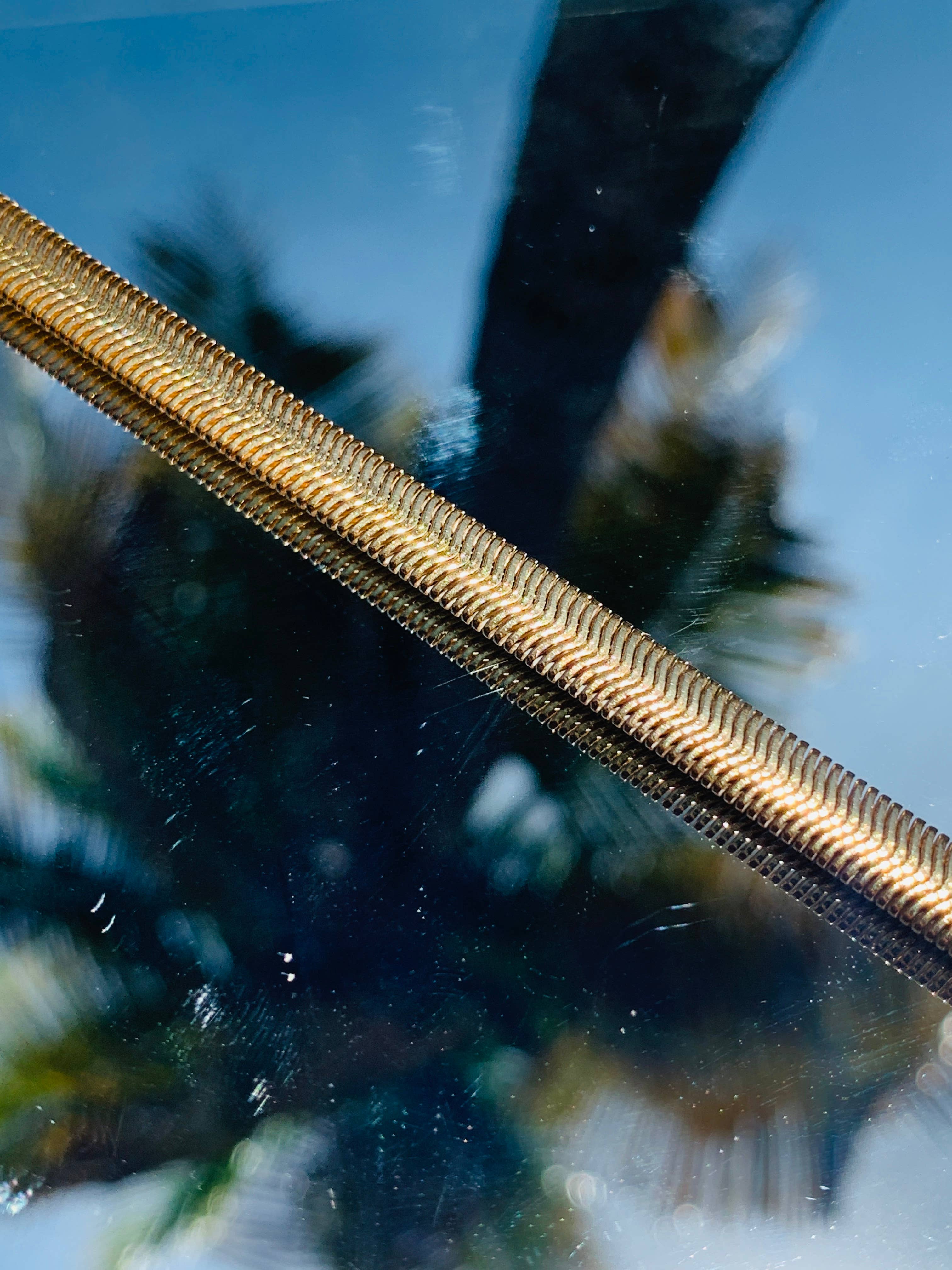 Mali Beads - Wholesale Link & Chain Bracelet - Gold Filled Chunky Herringbone Bracelet – Bold Minimalist Jewelry2