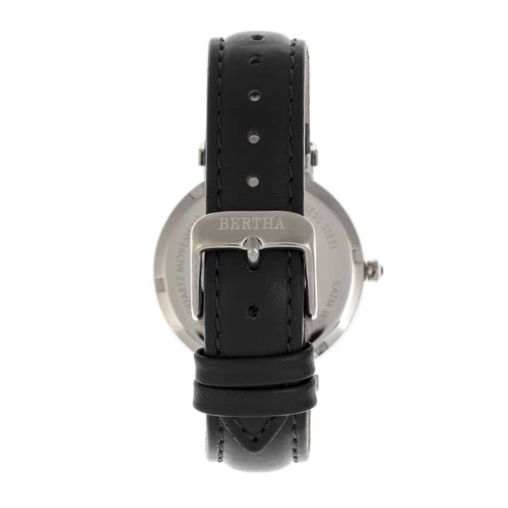 Bertha - Vendita all'ingrosso Orologio da polso - Donna - Orologio Bertha Emily con cinturino in pelle e quadrante in madreperla2