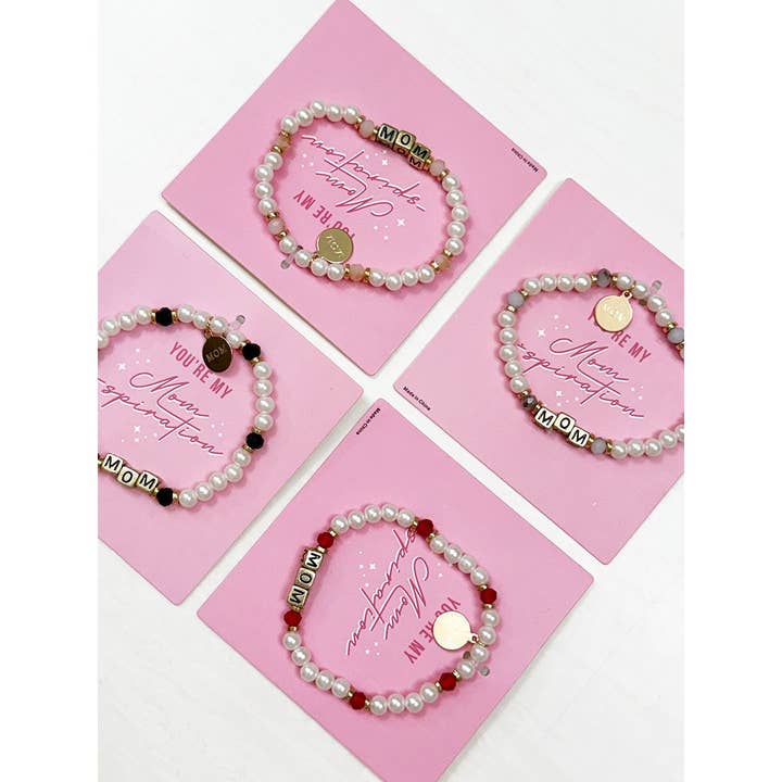 MIX COLOR MOM inspirational Bracelet for wholesale on Faire