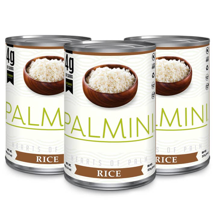 Palmini Hearts of Palm Rice Can for wholesale by Palmini