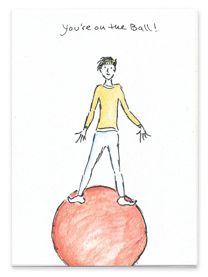 Du bist auf dem Ball! für den Großhandel von Rosie’s Wonders Connection Cards