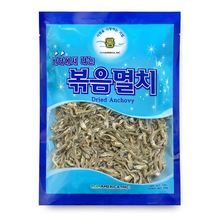 Dried Medium Anchovy 12oz for wholesale by ROM AMERICA