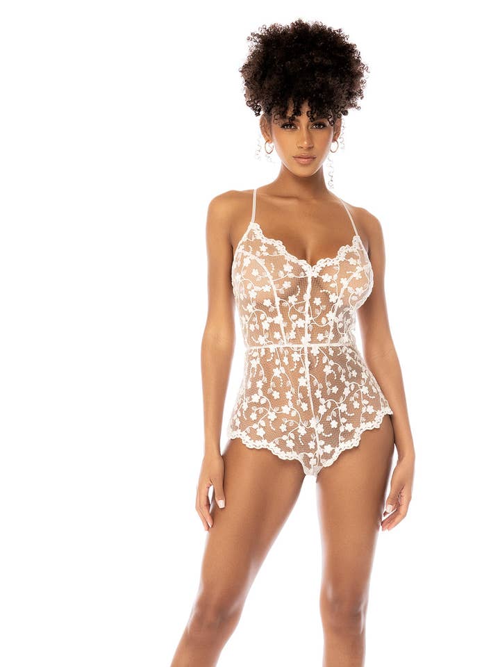 7543 Romper/Babydoll Star White for wholesale on Faire3