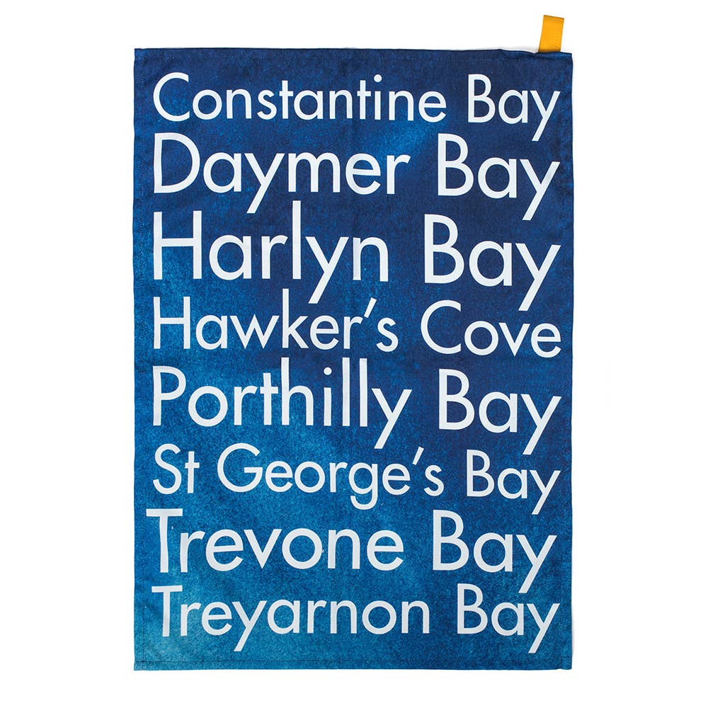 BlissHome – wholesale Tea towel – RICK STEIN TEA TOWEL COVES/LOGO SET/22