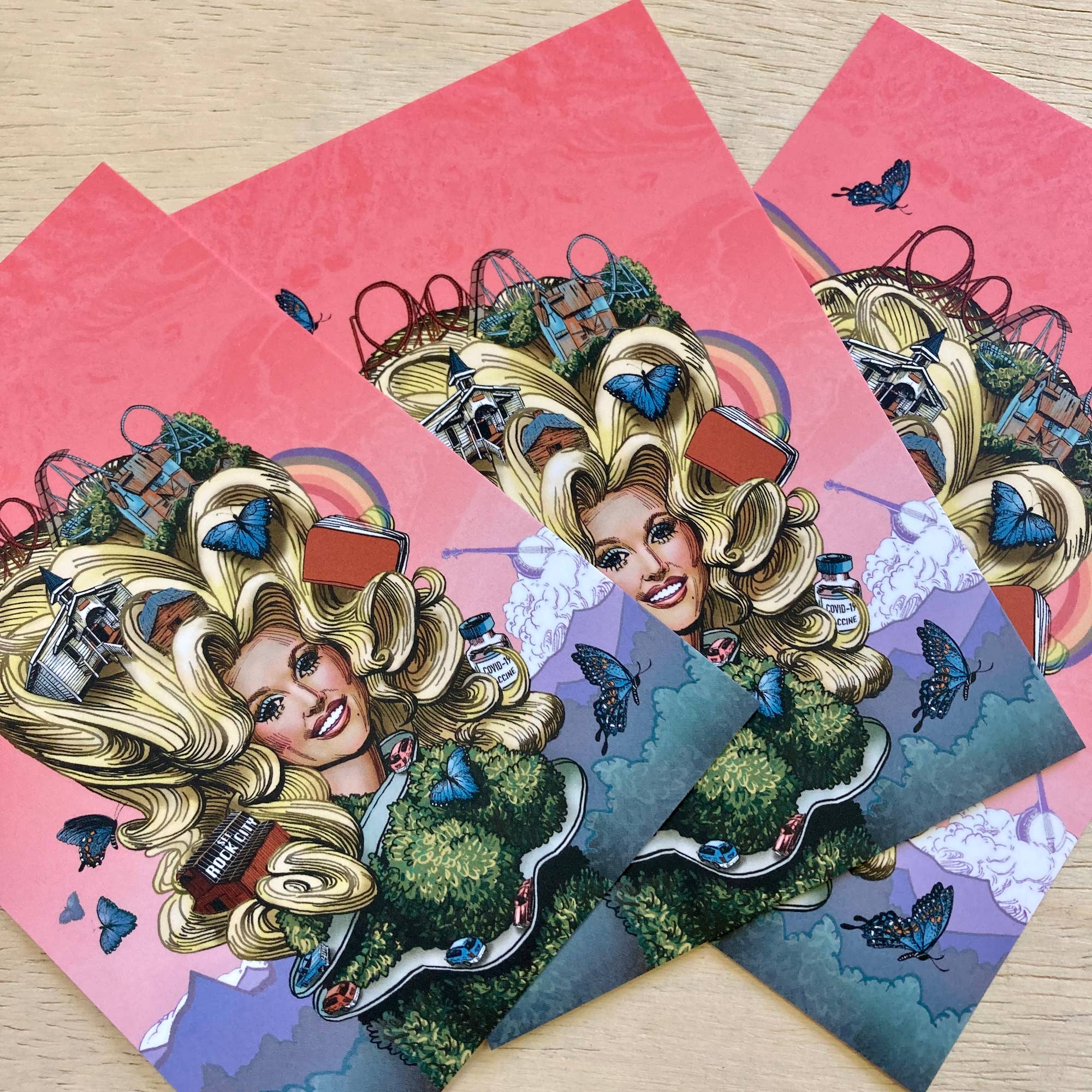 Esther Sketch - Wholesale Postcard - Dolly 4x6 Postcard3