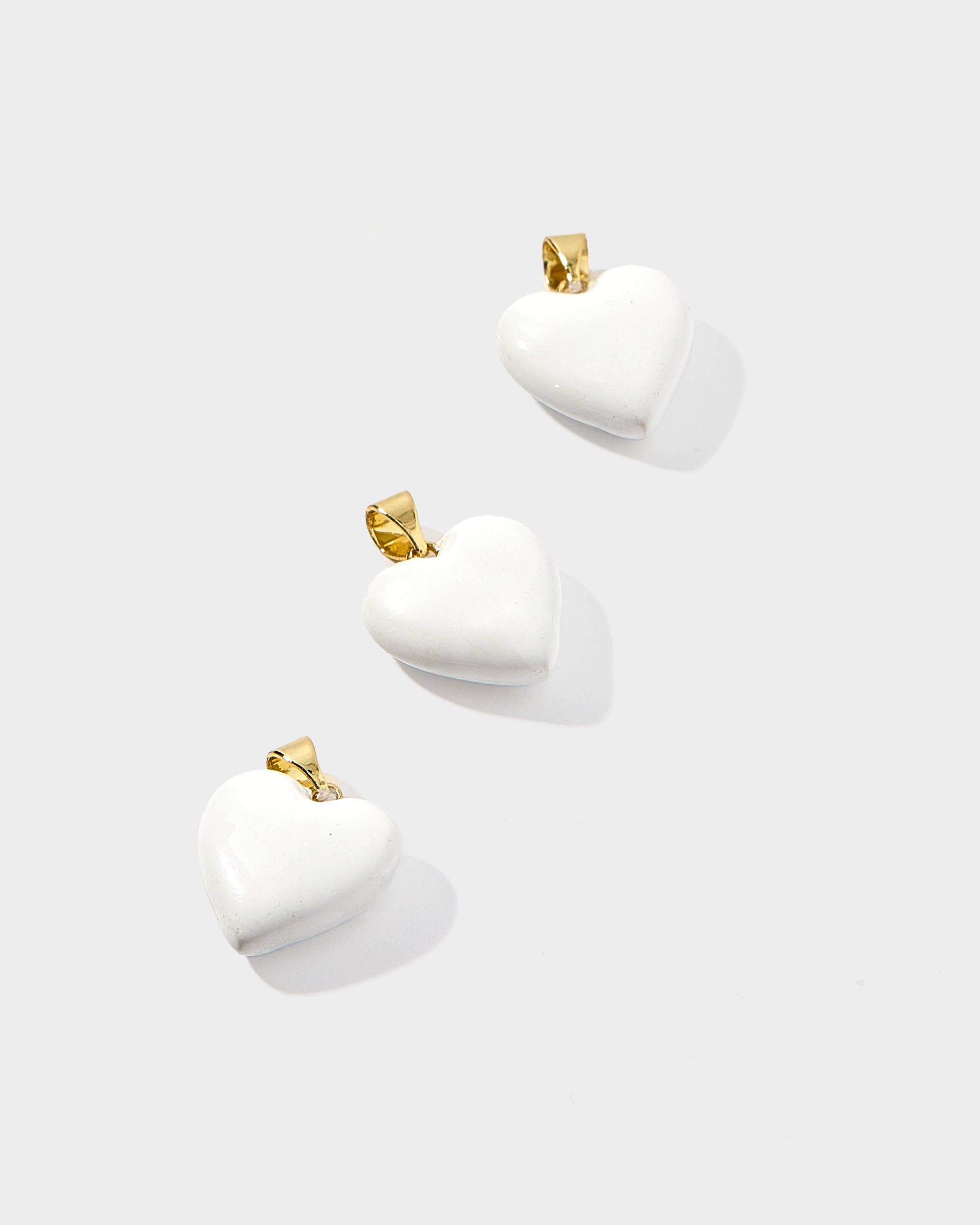 Allie + Bess – wholesale Individual charm/pendant – Reign Enamel Heart Charm9