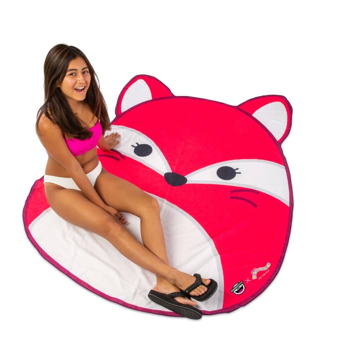 BigMouth Inc - Wholesale Beach Towel - BigMouth X Squishmallows Fifi the Fox Beach Blanket
