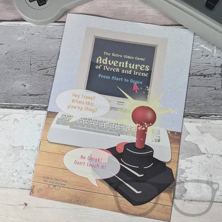 Issue 8 The retro Video Game Adventures of Derek and Irene for wholesale by Mini Geek Boutique