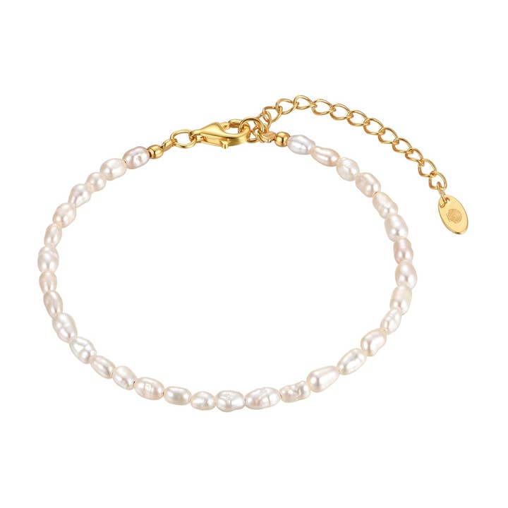 Pearl Sea Bracelet in 18k Gold Vermeil and other Purchase Wholesale gold vermeil beads. Free Returns & Net 60 Terms on Faire trending on Faire.