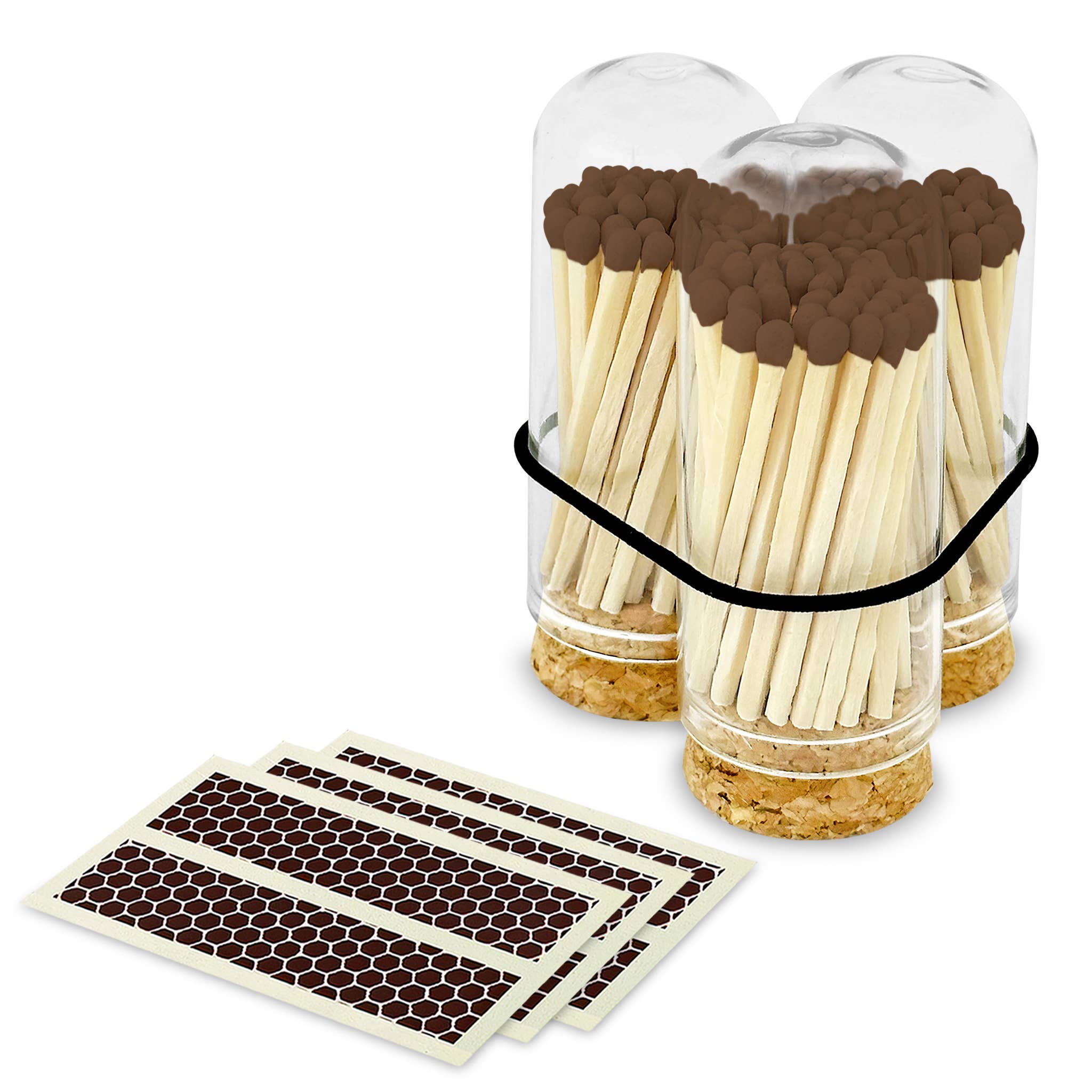 Thankful Greetings – wholesale Tändsticka – 2" Matches + Mini Cloche - Färger efter eget val + Strikers27