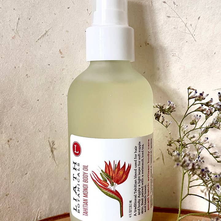 Liath Botanicals - Wholesale Bath/Body Oil - Tahitian Monoi Body Oil