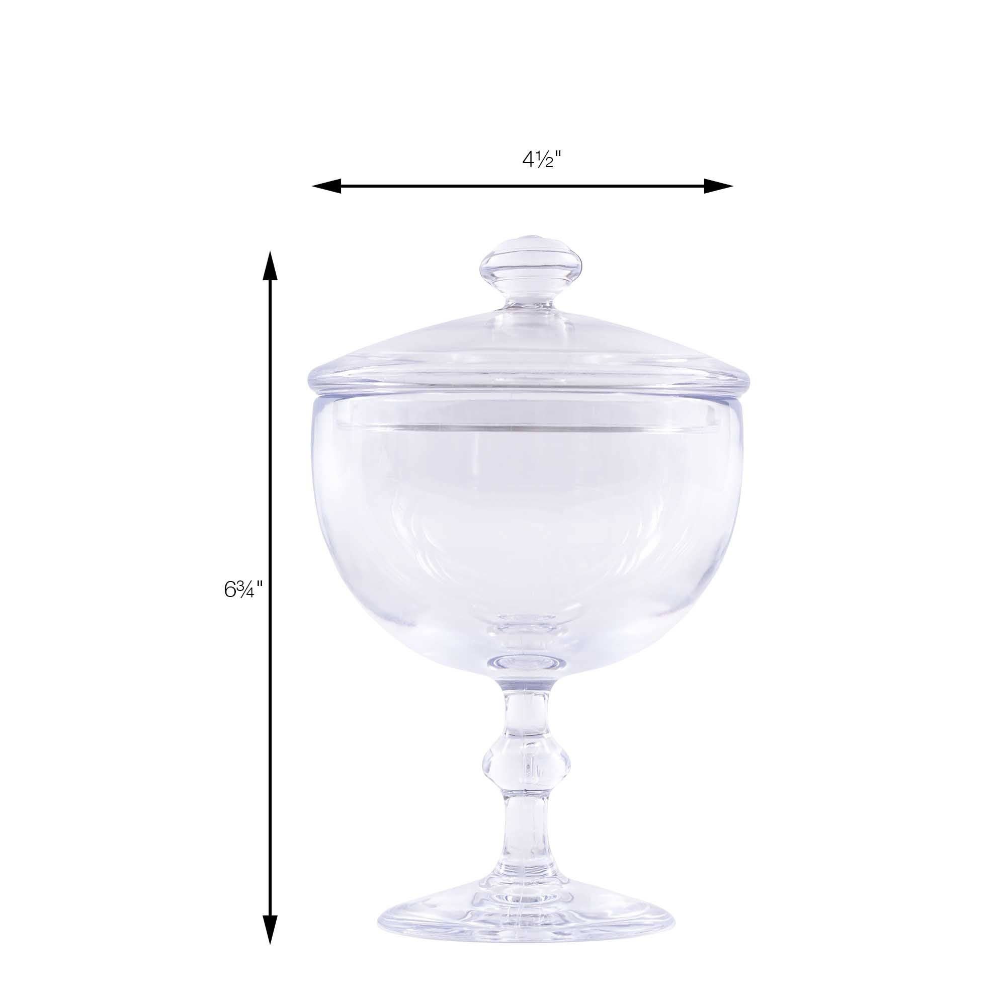 Portofino International Trading, USA - Wholesale Apothecary Jar - Plastic Candy Jar - Apothecary 6.75"2
