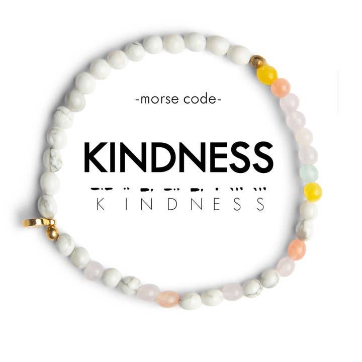 ETHICGOODS – wholesale Beaded bracelet – Morse Code Bracelet | KINDNESS