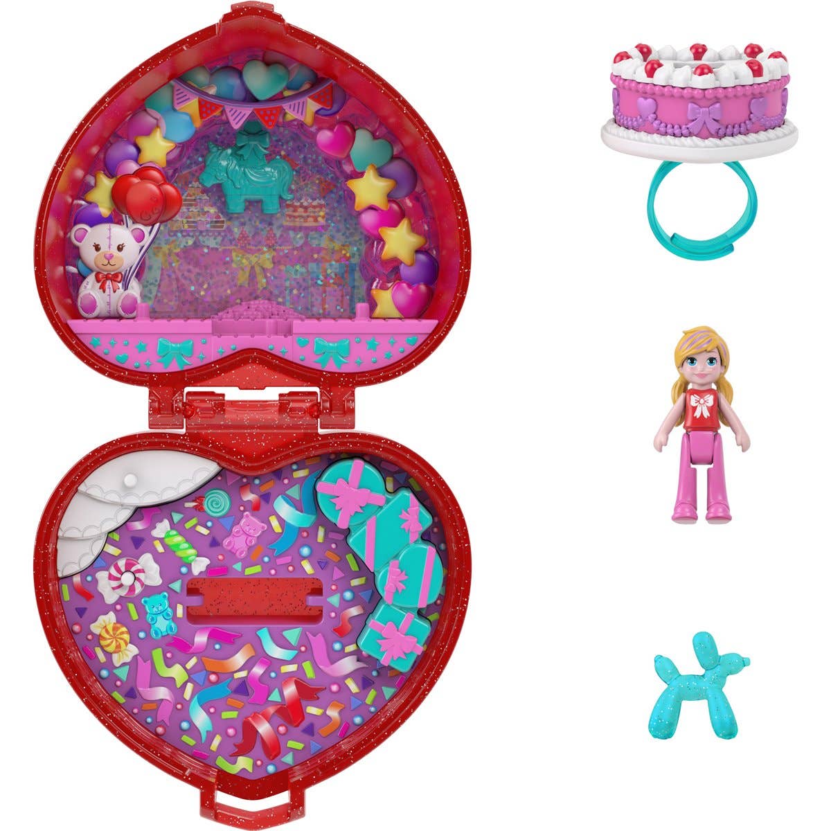 Variety Distributors - Wholesale Toy Set - Kids - Mattel's 80th Polly Pocket Ring Box5