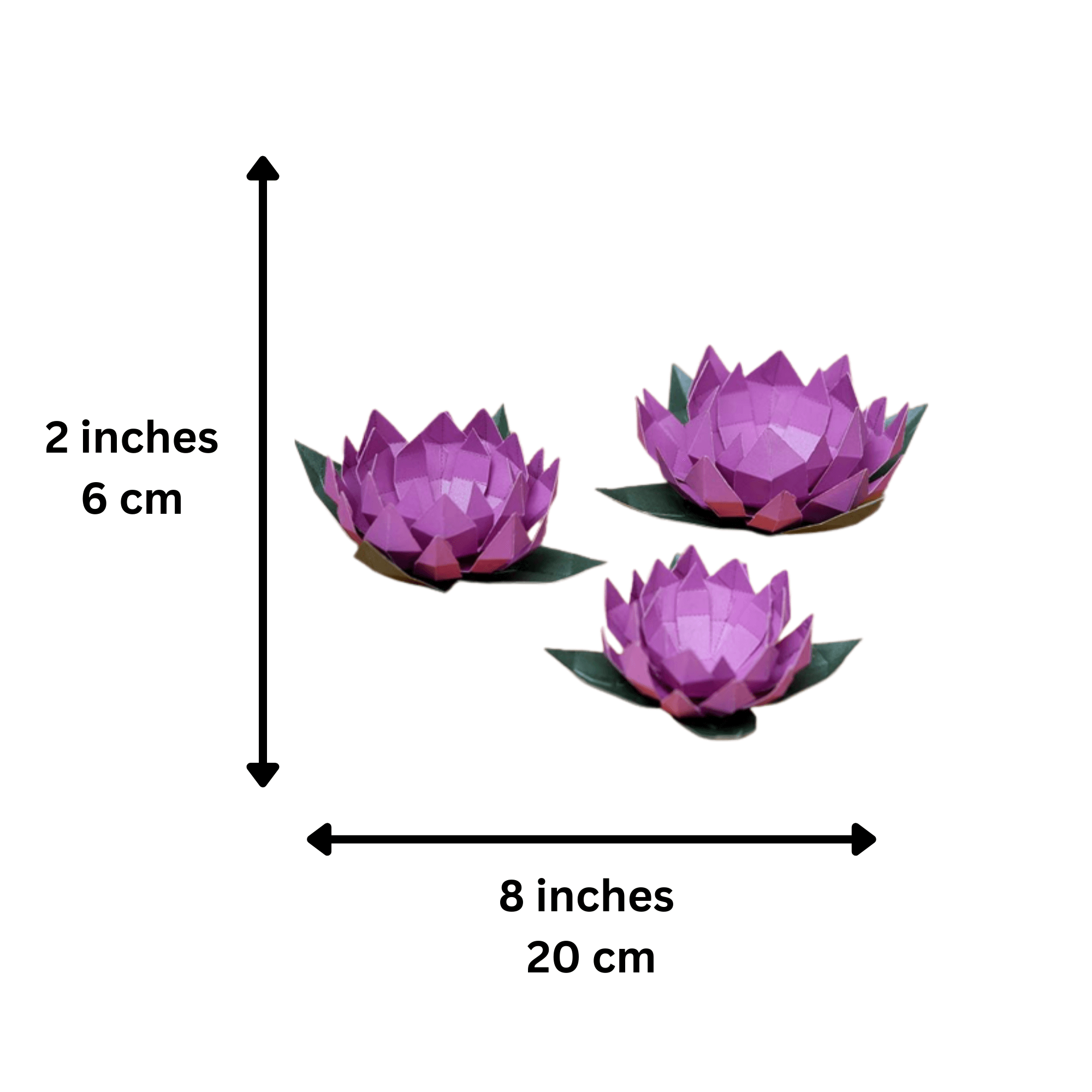 PAPERCRAFT WORLD - Wholesale DIY Craft Kit - Lotus Papercraft Flower Origami Model5