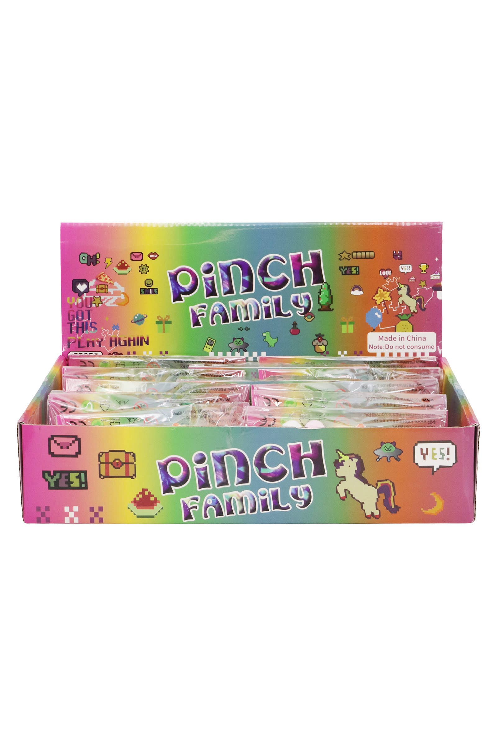 AS SHOWN Baby Chicks Glitter Sticky Mochi Squishy Bag for wholesale on Faire2