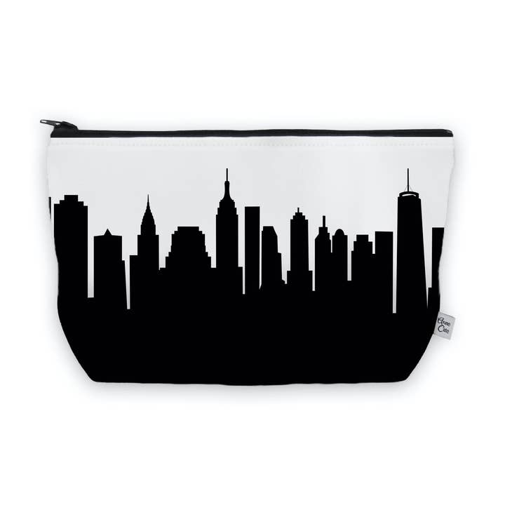 New York City NY Skyline Cosmetic Makeup Bag for wholesale by Anne Cate