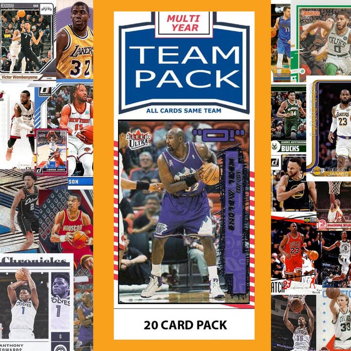 C And I Collectables - Wholesale Playing Cards - Utah Jazz 2024-2026 Topps Panini 20 Card Pack Karl Malone0